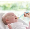 Kidsme Babylepel, 2 stuks, aquamarijn, levensmiddelenveilig siliconen, 4m+