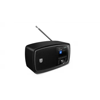Philips Century draagbare radio, zwart