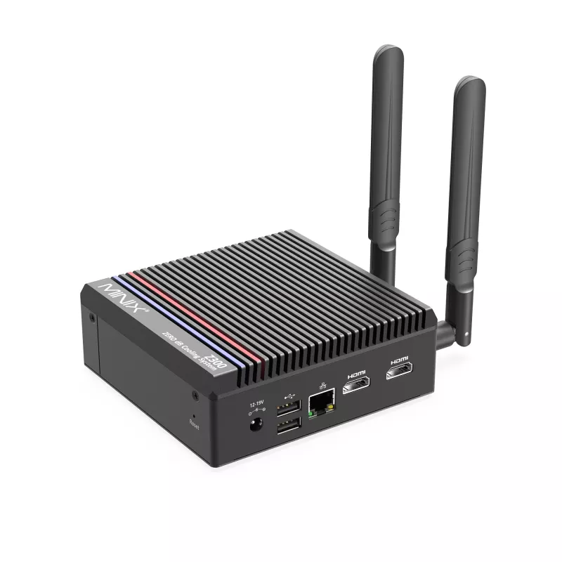 MINIX NEO Z300-0db ventilatorloze mini-pc Intel Core i3-N300 16GB RAM 512GB SSD Windows 11 Pro NEO Z300-0db (512GB)