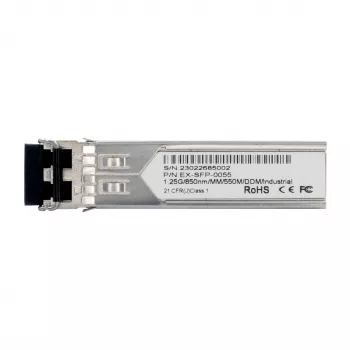 EXSYS EX-SFP-0055 SFP-transceiver LC duplex multimode 550m 1,25Gbps 850nm -40°C tot 80°C