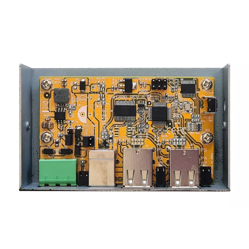 EXSYS EX-1594HMS USB 2.0 4-poorts industriële hub met DIN-railkit