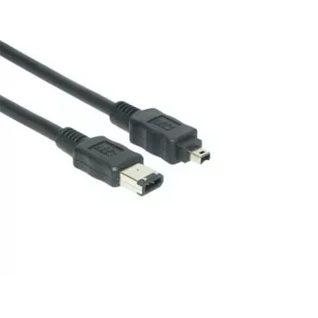 EXSYS FireWire 1394a-kabel 6-pin naar 4-pin, 1,5 m, zwart EX-K6810