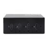 EXSYS EX-12274HMS USB 3.2 Gen 2x1 4-poorts industriële metaal-hub, 10Gbps, 15KV ESD, wand-/DIN-railmontage