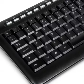 DSIT TB-602 Targus mini-toetsenbord met USB, USA/Nordic layout, voor 19 inch serverracks