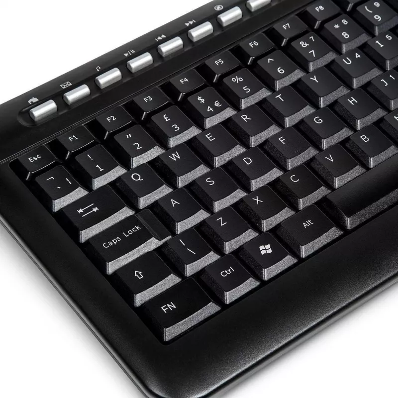 DSIT TB-602 Targus mini-toetsenbord met USB, USA/Nordic layout, voor 19 inch serverracks