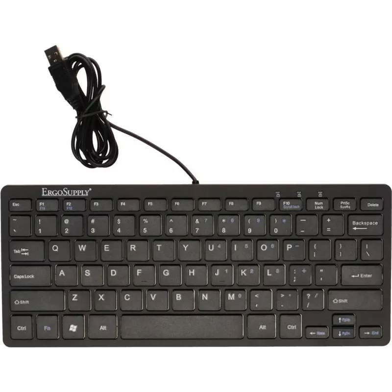 DSIT TB-602 Targus mini-toetsenbord met USB, USA/Nordic layout, voor 19 inch serverracks