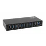 EXSYS EX-11290HMS USB 3.2 Gen 1 10-poorts hub met 12V/5A voeding