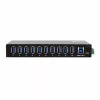 EXSYS EX-11290HMS USB 3.2 Gen 1 10-poorts hub met 12V/5A voeding