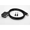 EXSYS USB 2.0 naar RS-232 serieel adapter met +5V en LED, FTDI-chipset (EX-1311-2F-5V)