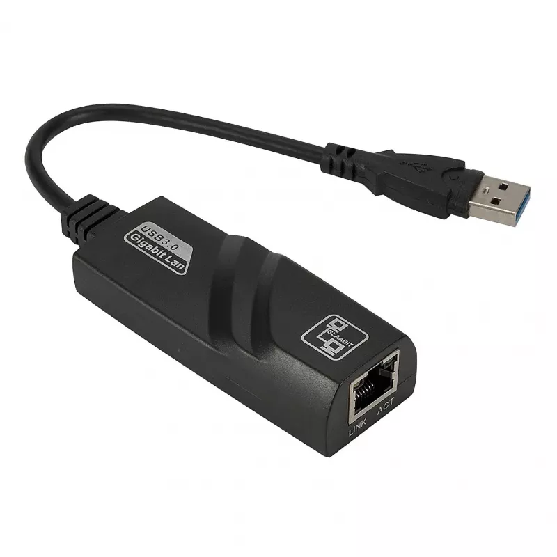 EXSYS EX-1320-3 USB 3.2 Gen 1 naar Gigabit Ethernet-adapter (Realtek RTL8153)