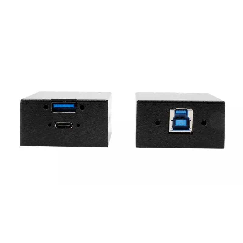 EXSYS EX-1448MM 2-poorts USB 3.2 Gen1 extender via multimode glasvezelkabel tot 300 m