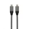 EXSYS USB 3.2 Gen 2x2 USB-C kabel, 20 Gbit/s, 5A, 100W, grijs gevlochten, 3,0m EX-K1596-3.0