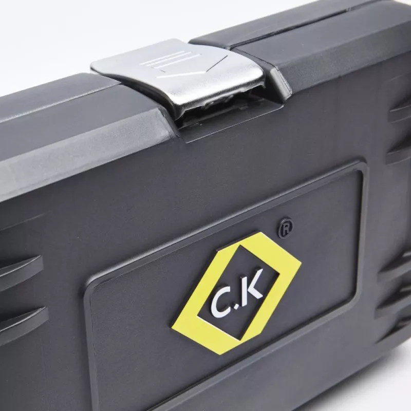 C.K Tools T4660 36-delige metrische dopsleutelset met 1/4-inch aandrijving, 72-tands ratel en bits