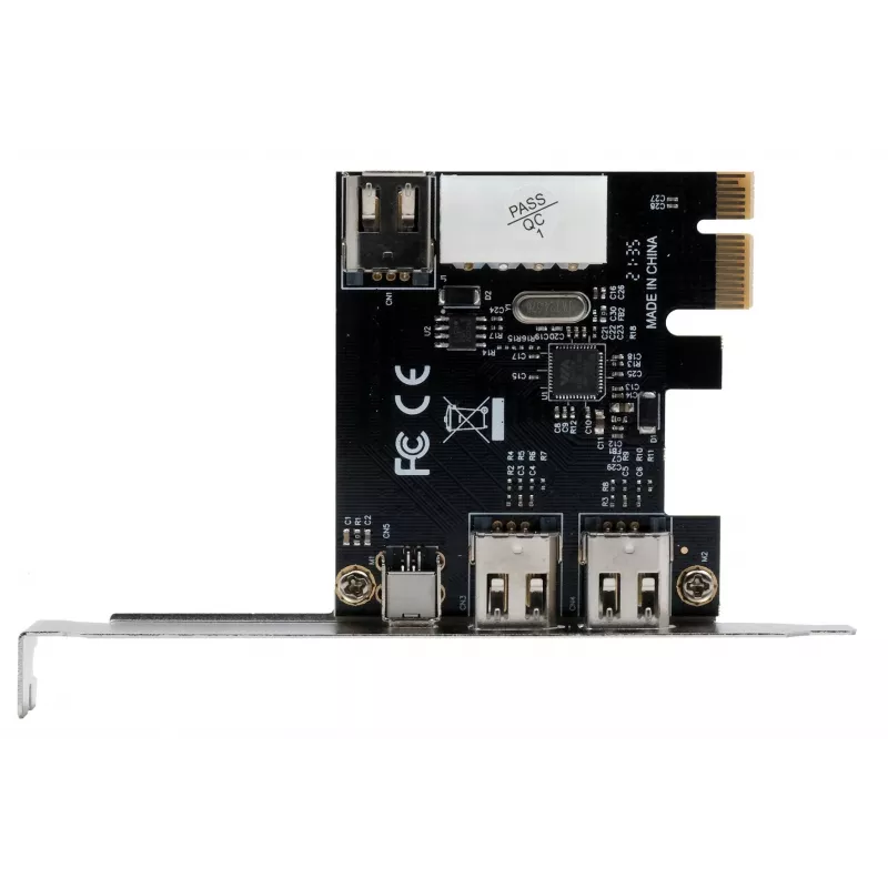 EXSYS EX-16600 PCI Express FireWire 1394a kaart met 3+1 aansluitingen (VIA)