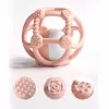 Kidsme siliconen bijtbal, roze