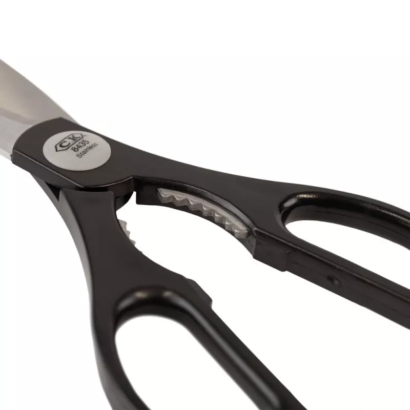 C.K Tools C8435 universele schaar 145 mm roestvrij staal microgetande kling met striptuitsparing