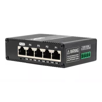 EXSYS Mini 5-poorts Ethernet PoE Pass-Through switch - 5x10/100/1000Tx (EX-62020POE-P)