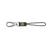 C.K Tools T8007 gereedschapsveiligheidskabel met D-ring en wartel, verstelbare lus, 5 kg max. belasting, 1,2 m, zwart/geel