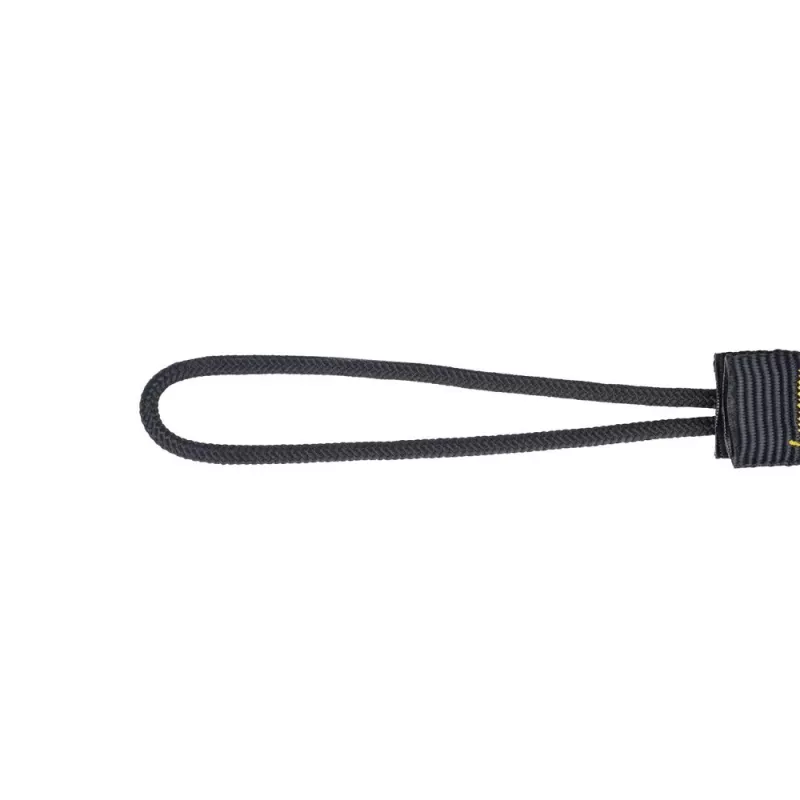 C.K Tools T8007 gereedschapsveiligheidskabel met D-ring en wartel, verstelbare lus, 5 kg max. belasting, 1,2 m, zwart/geel
