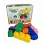 Gerardo's Toys GT3108 zachte bouwstenenset, 10 delen, EVA-schuim, veelkleurig