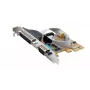 EXSYS EX-44083 PCIe 2-poorts RS-232 seriële kaart, ASIX AX99100, DB9, low profile