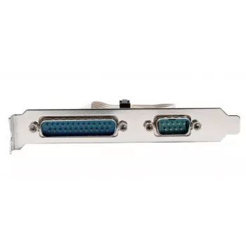 EXSYS EX-44083 PCIe 2-poorts RS-232 seriële kaart, ASIX AX99100, DB9, low profile