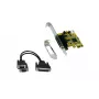 EXSYS EX-44343-2S 2-poorts RS-232 PCI Express seriële kaart, MosChip MCS9901, low profile