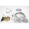 EXSYS EX-44354 4-poorts PCIe RS-232 seriële kaart met low-profile beugel, FTDI-chipset