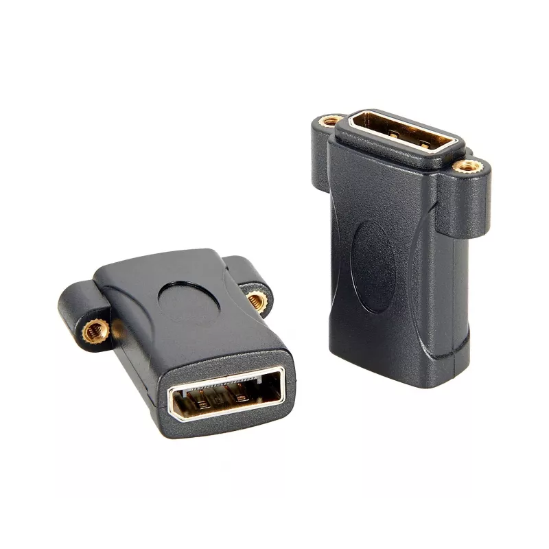 EXSYS EX-49304 panel-mount DisplayPort bus-naar-bus adapter, vastschroefbaar, 8K 60Hz