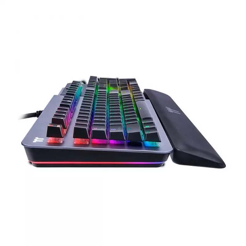 Thermaltake Argent K5 mechanisch gaming-toetsenbord - Cherry MX Speed Silver, RGB, Duitse layout