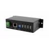 EXSYS EX-6003HMVS-POE-ON 4-poorts USB 2.0 via Gigabit Ethernet server met PoE, 15KV ESD-beveiliging