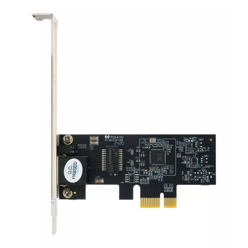 EXSYS 5 Gigabit Ethernet PCIe x1 netwerkkaart, Realtek RTL8126, RJ45, low profile EX-60151