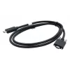 EXSYS USB-C naar USB-C 3.2 Gen 2x1 kabel met borgschroeven, 2m, zwart EX-K1591V-2.0