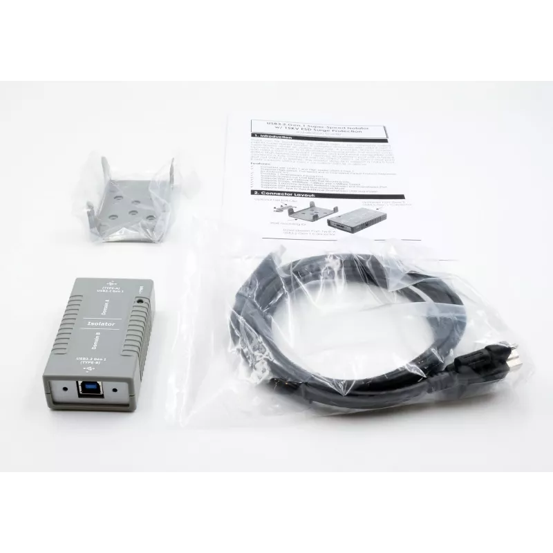 EXSYS EX-1452IS USB 3.2 Gen1 isolatie-adapter met 3KV optische isolatie