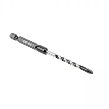 C.K Tools T3115 055 tegelsboor met hardmetalen punt 5,5 mm, 1/4 inch zeskantschacht