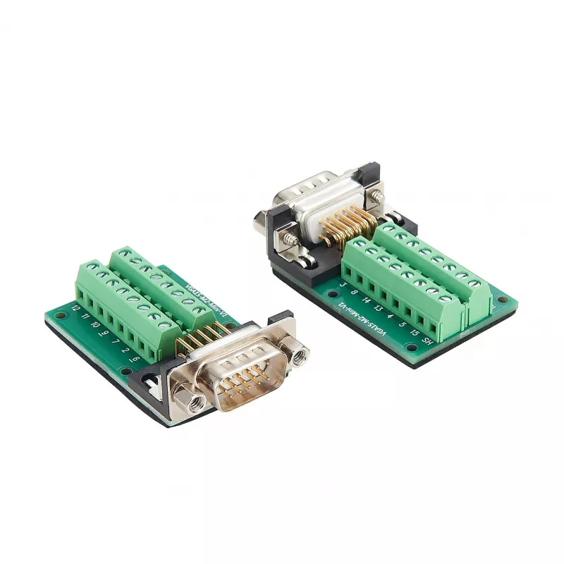 EXSYS EX-49022 VGA-stekker naar 16-pin terminalblock-adapter