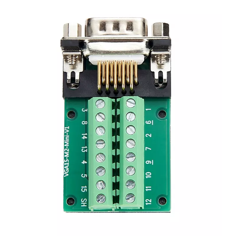 EXSYS EX-49022 VGA-stekker naar 16-pin terminalblock-adapter