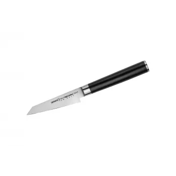 SAMURA Harakiri universeel mes 93 mm AUS-8 roestvrijstaal zwarte ABS-greep