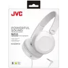 JVC bedrade in-ear oordopjes met microfoon, wit