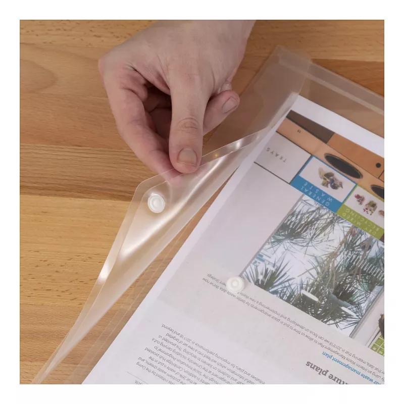 Rapesco ECO GRS A4 documenthoezen transparant helder, 10-pack (1816)