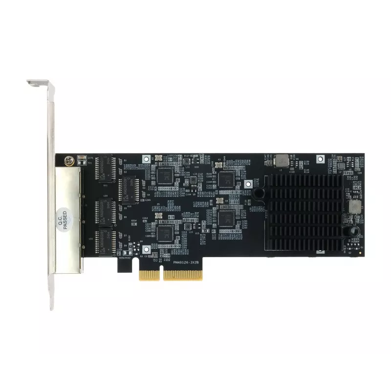 EXSYS Quad 5 Gigabit Ethernet PCIe x4 kaart (Realtek RTL8126) EX-60154