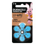Duracell EasyTab 675 PR44 zink-lucht hoortoestelbatterijen, 6-pack 167346