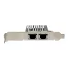 EXSYS Dual 10 Gigabit Ethernet PCIe x4 kaart, Intel X550-AT2, 2x RJ45, low-profile EX-60222