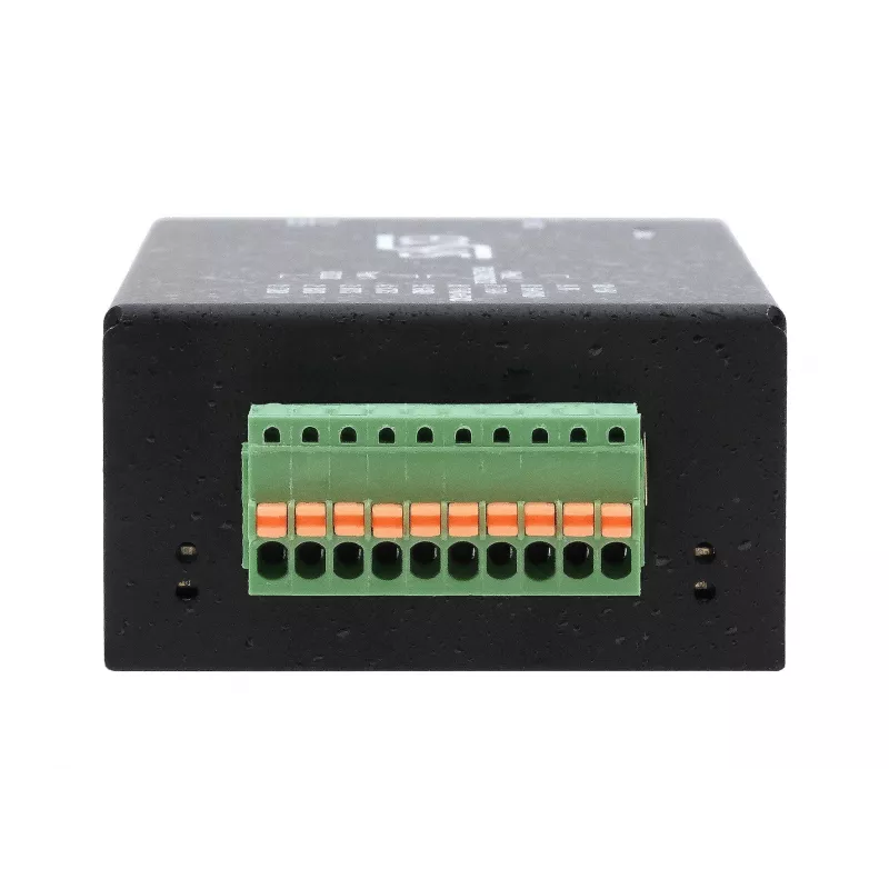 EXSYS EX-6131-2POE PoE naar RS-232 & RS-422/485 seriële device server met DIN-rail- en wandmontageset