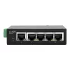 EXSYS 5-poorts industriële Ethernet-switch, 10/100 Mbps, DIN-rail, -40° tot +75°C EX-6200-T
