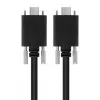 EXSYS USB 3.2 Gen 2x1 Type-C kabel met kartelschroeven, 3,0m, zwart EX-K1592V-3.0