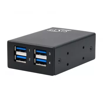 EXSYS USB 3.2 Gen1 4-poorts metalen hub met 15KV ESD-beveiliging (EX-11240HMS)