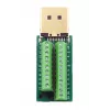 EXSYS EX-49052 DisplayPort stekker naar 20-pin schroefklemmenblok adapter
