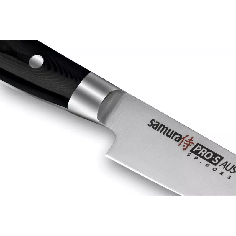 SAMURA PRO-S allroundmes 145 mm, AUS-8 staal, G-10 greep