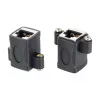 EXSYS EX-49306 Cat.5e RJ45 bus-naar-bus keystone adaptermodule, zwart
